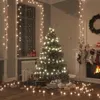 Image de vidaXL Guirlande Lumineuse avec 300 LED Décorative Décoration de Noël Décoration de Vacances Jardin Patio Arrière-cour Extérieur Blanc Chaud 30 m PVC