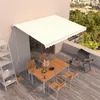 Image de vidaXL Luifel automatisch uittrekbaar 400x350 cm cràmekleurig3068987