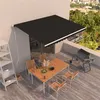 Image de vidaXL Luifel automatisch uittrekbaar 450x350 cm antracietkleurig3069009