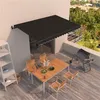 Image de vidaXL Luifel automatisch uittrekbaar 400x350 cm antracietkleurig3069189