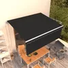 Image de vidaXL Auvent Automatique Rétractable avec Store Banne Pliable Jardin Balcon Terrasse Extérieur Protection contre Rayons UV 4,5x3 m Anthracite