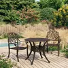 Image de vidaXL 3-delige Bistroset gietaluminium bronskleurig3070574