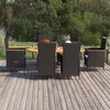 Image de vidaXL Ensemble de Salle à Manger de Jardin 7 pcs Table et Chaises de Repas de Terrasse Mobilier à Dîner de Patio Extérieur 3070769
