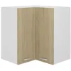 Image de vidaXL Hanghoekkast Lyon 57x57x60 cm bewerkt hout sonoma eikenkleurig806393