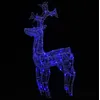 Image de vidaXL Renne de décoration de Noël 90 LED 60x16x100 cm Acrylique