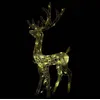Image de vidaXL Renne de décoration de Noël Acrylique 140 LED blanc chaud 128cm