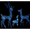 Image de vidaXL Famille de rennes de décoration Acrylique 300 LED bleues