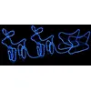 Image de vidaXL Décoration de Noël d'extérieur Renne et traîneau 576 LED