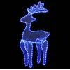Image de vidaXL Décoration de Noël de renne avec maille 306 LED 60x24x89 cm