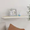 Image de vidaXL Wandschap zwevend 80x23,5x3,8 cm MDF eikenkleurig en wit326579