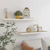 Image de vidaXL Wandschappen zwevend 2 st 90x23,5x3,8 cm MDF eikenkleurig wit326583
