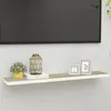 Image de vidaXL Wandschap zwevend 120x23,5x3,8 cm MDF eikenkleurig en wit326585