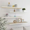 Image de vidaXL Wandschappen zwevend 4 st 120x23,5x3,8 cm MDF eikenkleurig wit326587