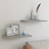 Image de vidaXL 2x Etagères Murales Flottantes Etagères Suspendues Supports Muraux Salon Salle de Séjour Maison Intérieur Gris Béton 60x23,5x3,8 cm MDF