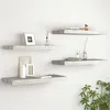 Image de vidaXL Wandschappen zwevend 4 st 60x23,5x3,8 cm MDF betongrijs326599