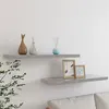 Image de vidaXL Wandschappen zwevend 2 st 80x23,5x3,8 cm MDF betongrijs326601