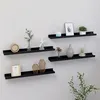 Image de vidaXL Wandschappen 4 st 60x9x3 cm zwart326668