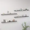 Image de vidaXL Wandschappen 4 st 115x9x3 cm grijs326678