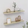 Image de vidaXL Wandschappen 2 st 60x9x3 cm sonoma eikenkleurig326680