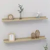 Image de vidaXL Wandschappen 2 st 80x9x3 cm sonoma eikenkleurig326681