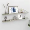Image de vidaXL Wandschappen 2 st 100x9x3 cm betongrijs326702