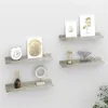 Image de vidaXL Wandschappen 4 st 40x9x3 cm betongrijs326704