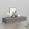 Image de Étagère à tiroir murale Gris 60x23,5x10 cm MDF