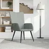 Image de vidaXL Relaxstoel velours gris clair