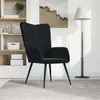 Image de Chaise vidaxl en plastique non pliable interieur H. 96.5 cm noir