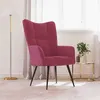 Image de Chaise de relaxation Rouge bordeaux Velours