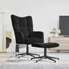 Image de Chaise vidaxl en plastique non pliable interieur H. 98 cm noir