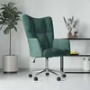 Image de Chaise de relaxation Vert foncé Velours