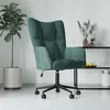 Image de Chaise de relaxation Vert foncé Velours