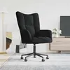 Image de Chaise de bureau vidaxl interieur non empilable non pliable H. 94.5 cm en plastique noir