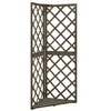 Image de vidaXL Latwerk hoekmodel 50x50x145 cm massief vurenhout316408
