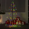 Image de vidaXL Arbre de Noël Cône 160 LED d'Intérieur/d'Extérieur Sapin de Noël Décoration de Noël Ornement de Noël Salon Patio Jardin Arrière-cour 78x120 cm