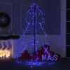 Image de vidaXL Arbre de Noël Cône 240 LED d'Intérieur/d'Extérieur Sapin de Noël Décoration de Noël Ornement de Noël Salon Jardin 328577