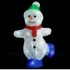 Image de vidaXL Silhouette de bonhomme de neige de Noël LED Acrylique 30 cm