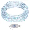Image de vidaXL Guirlande Lumineuse Micro LED Décoration de Noël Ornement de Noël Mariage Salon Maison Intérieur 40 m 400LED Blanc 328848