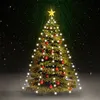 Image de vidaXL Kerstboomverlichting met 180 LED's koudwit net 180 cm328872