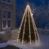 Image de vidaXL Kerstboomverlichting met 250 LED's koudwit net 250 cm328885