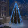 Image de vidaXL Kerstboomverlichting met 250 LED's blauw net 250 cm328886
