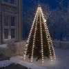 Image de vidaXL Kerstboomverlichting met 300 LED's koudwit net 300 cm328889