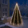 Image de vidaXL Kerstboomverlichting met 400 LED's koudwit net 400 cm328892