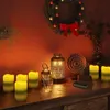 Image de vidaXL Bougies LED sans flamme, 24 pcs avec télécommande Blanc chaud