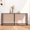 Image de vidaXL Wandtafel 160x35x75,5 cm gehard glas witmarmerkleurig331680