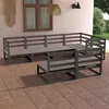 Image de vidaXL Bois de Pin Massif Salon de Jardin 7 pcs Ensemble de Meubles d'Extérieur Mobilier de Patio Mobilier de Jardin Meubles 3075646
