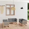 Image de vidaXL 6-delige Loungeset met kussens massief grenenhout3076489
