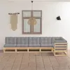 Image de vidaXL 6-delige Loungeset met kussens massief grenenhout3076614
