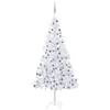 Image de vidaXL Arbre de Noël Artificiel Pré-éclairé/Boules, Sapin de Noël avec LED, Décoration de Vacances, Ornement de Fête Intérieur Extérieur, 210 cm 910 Branches